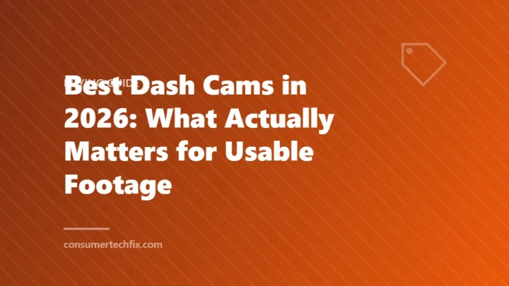 Best Dash Cams in 2026: What Actually Matters for Usable Footage