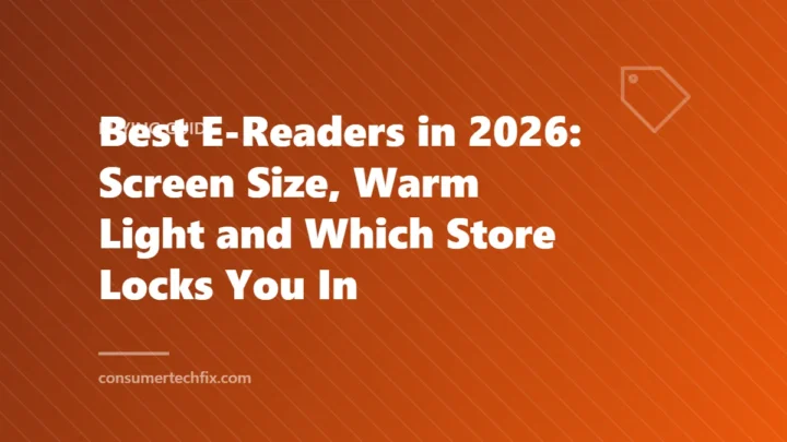 Best E-Readers in 2026: Screen Size, Warm Light and Which Store Locks You In