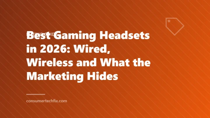 Best Gaming Headsets in 2026: Wired, Wireless and What the Marketing Hides