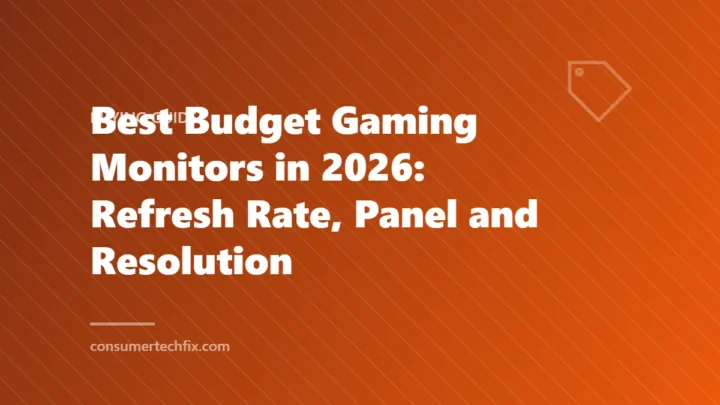 Best Budget Gaming Monitors in 2026: Refresh Rate, Panel and Resolution