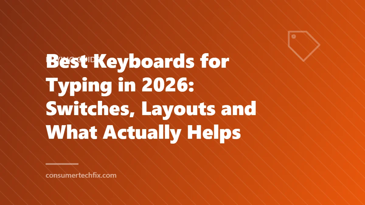 Best Keyboards for Typing in 2026: Switches, Layouts and What Actually Helps