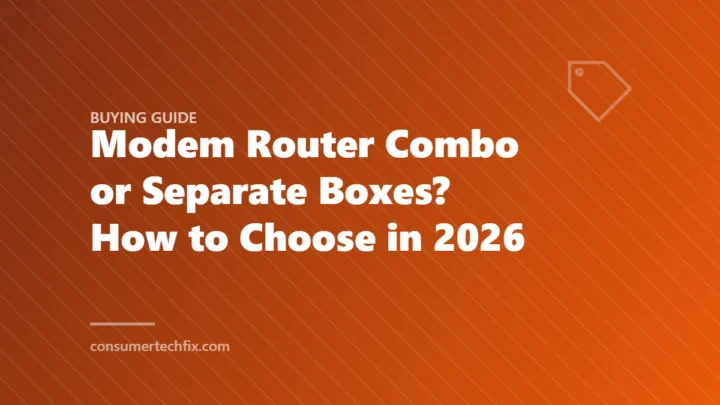 Modem Router Combo or Separate Boxes? How to Choose in 2026