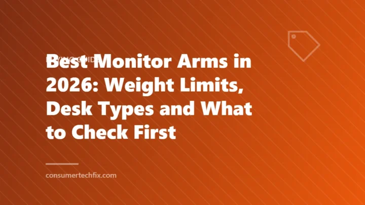 Best Monitor Arms in 2026: Weight Limits, Desk Types and What to Check First