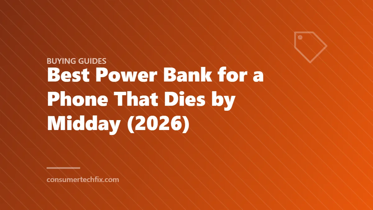 Best Power Bank for a Phone That Dies by Midday (2026)