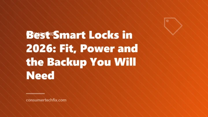 Best Smart Locks in 2026: Fit, Power and the Backup You Will Need