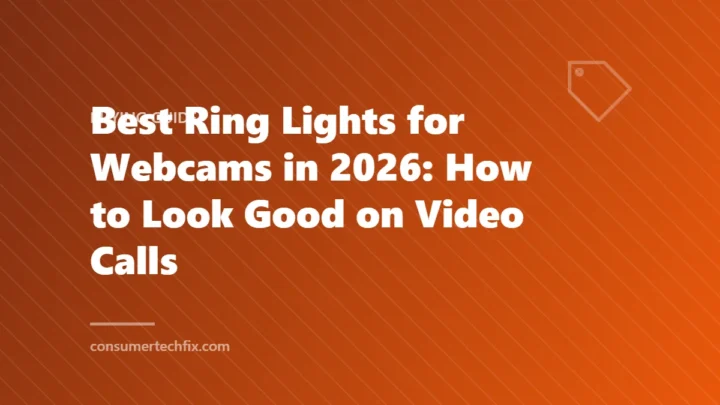 Best Ring Lights for Webcams in 2026: How to Look Good on Video Calls