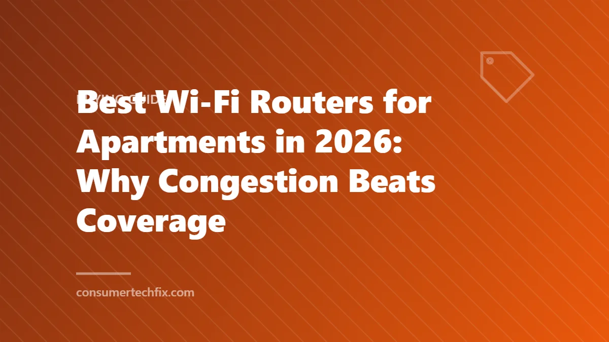 Best Wi-Fi Routers for Apartments in 2026: Why Congestion Beats Coverage