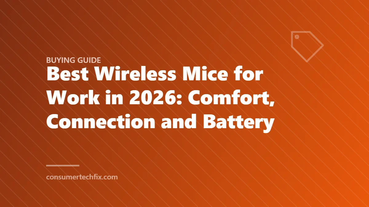 Best Wireless Mice for Work in 2026: Comfort, Connection and Battery