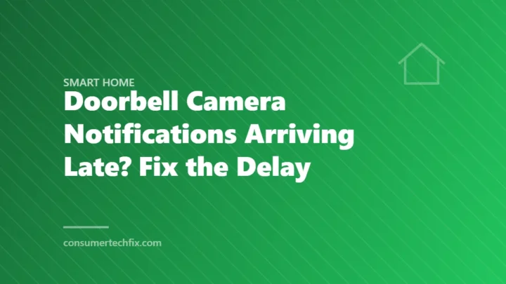 Doorbell Camera Notifications Arriving Late? Fix the Delay