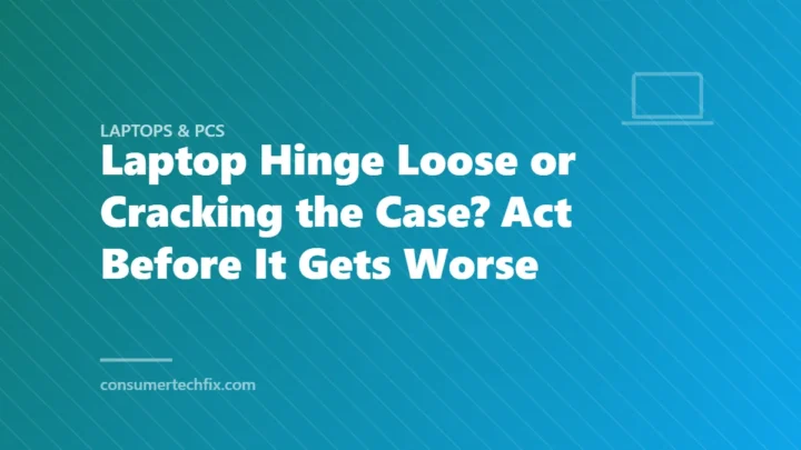 Laptop Hinge Loose or Cracking the Case? Act Before It Gets Worse