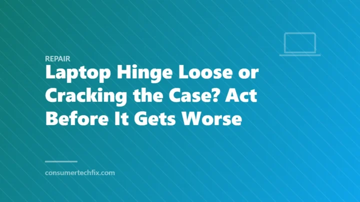 Laptop Hinge Loose or Cracking the Case? Act Before It Gets Worse