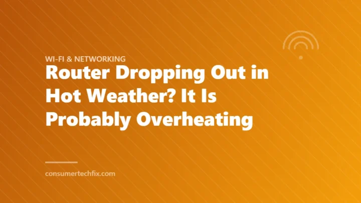 Router Dropping Out in Hot Weather? It Is Probably Overheating