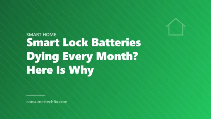 Smart Lock Batteries Dying Every Month? Here Is Why