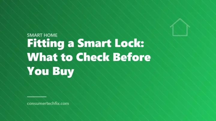 Fitting a Smart Lock: What to Check Before You Buy