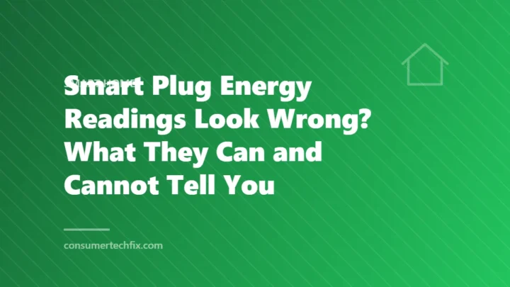 Smart Plug Energy Readings Look Wrong? What They Can and Cannot Tell You