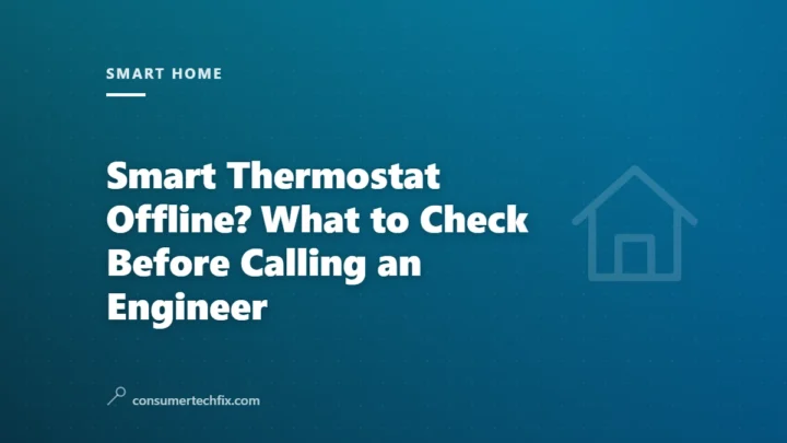 Smart Thermostat Offline? What to Check Before Calling an Engineer