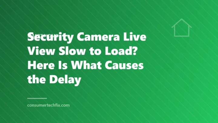Security Camera Live View Slow to Load? Here Is What Causes the Delay