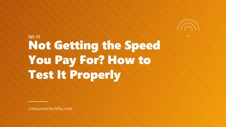 Not Getting the Speed You Pay For? How to Test It Properly